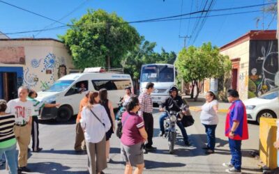 Con bloqueos exigen agua en la capital de Oaxaca