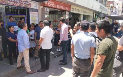 Protestan comerciantes establecidos de las Casas