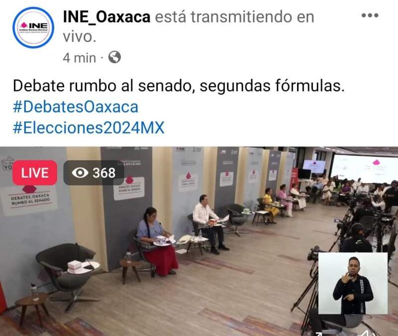 Declinan Laura Estrada y Nino Morales participar en debate del INE