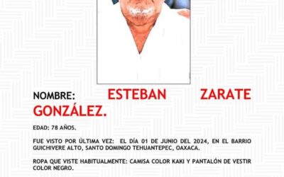 Estaba desaparecido, hoy fue localizado su cuerpo sin vida en Tehuantepec