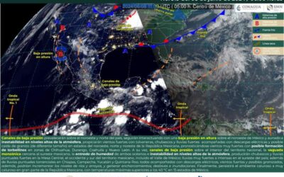 Se pronostica lluvias de intensidad variable en diversas regiones del estado