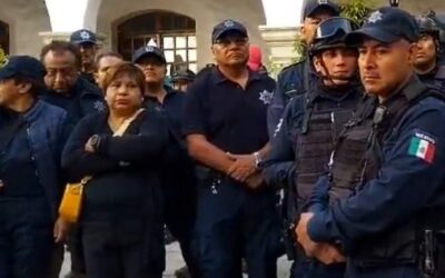 Ahora la policía municipal de la capital protesta por falta de pagos