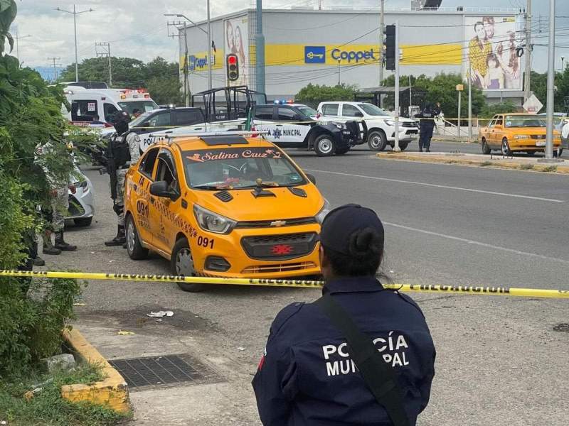 Ejecutan a un taxista en Salina Cruz