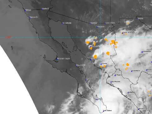 Esta noche, la tormenta tropical Ileana ocasionará lluvias puntuales torrenciales