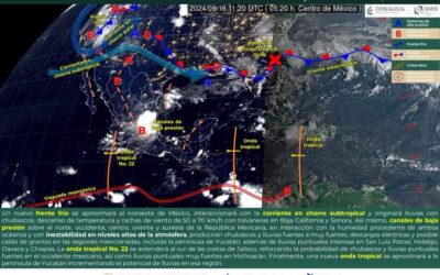 Lluvias intensas en san Luis Potosí, Hidalgo, Oaxaca Y Chiapas: CONAGUA