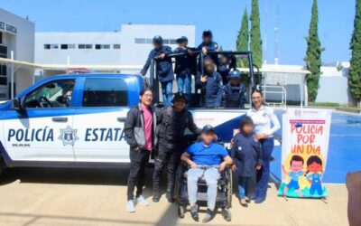 Niñas y niños viven la experiencia de ser “Policías por un día”