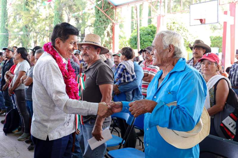 San Simón Almolongas cuenta con mejores oportunidades de desarrollo con la Primavera Oaxaqueña