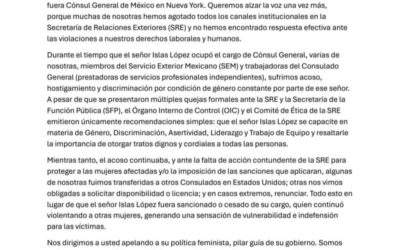 Acusan excesos del recién nombrado Coordinador General de Consulados de México