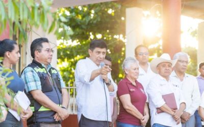 Atiende Gobierno de Oaxaca necesidades de habitantes de Paso de la Garrocha