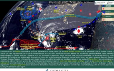 Continuarán las lluvias de intensidad variable en Oaxaca para este domingo