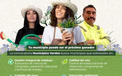 Emite Gobierno del Estado convocatoria para municipios con mejores prácticas ambientales