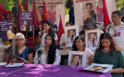 Familiares de activista piden al gobierno federal investigar paradero de la mujer