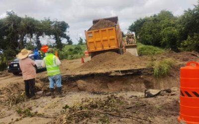 Informa Policía Vial Estatal sobre trabajos por afectaciones en carretera de la Costa