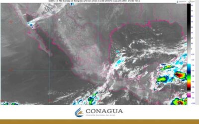 Lluvias fuertes a puntuales muy fuertes en Veracruz, Oaxaca, Chiapas, Tabasco y Quintana Roo