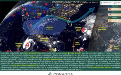 Permanecerán las lluvias en diversas regiones de Oaxaca para este martes