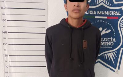 Policía de Santa Lucia del Camino detiene a presunto roba motocicletas