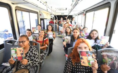 Promueve Sectur hábito de lectura entre personas usuarias de unidades del CityBus