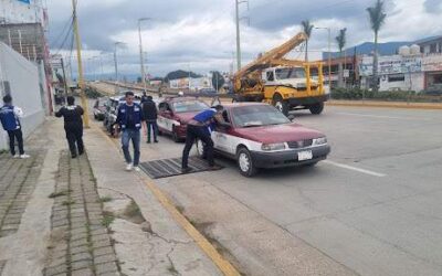 Realiza Semovi operativos de control en el transporte público individual taxi