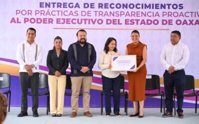 Recibe Semovi reconocimiento de Transparencia Proactiva por la Plataforma de Datos Abiertos de Movilidad