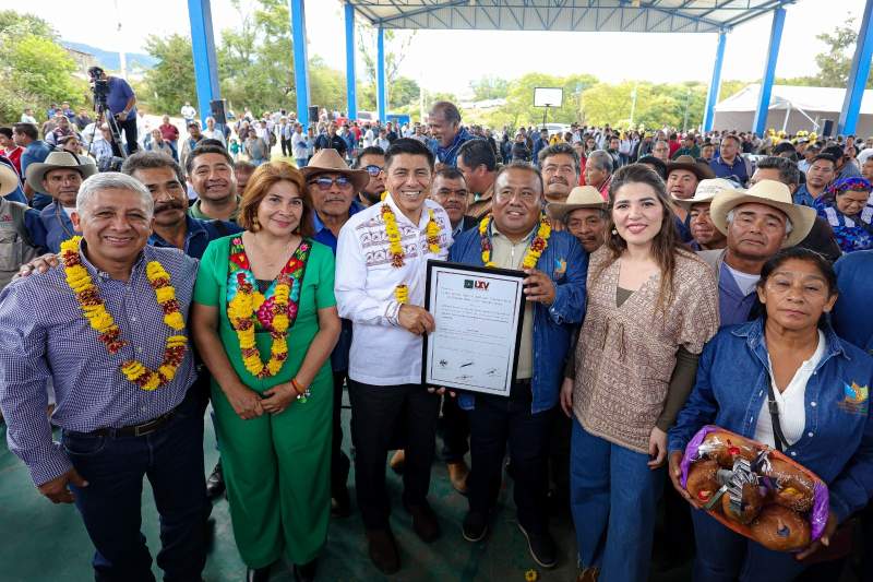 Respaldan al sector forestal en Oaxaca con más de 21 mdp y firma de convenios