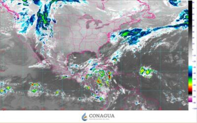 Se prevén lluvias muy fuertes a intensas en el oriente y sureste de México, incluida la península de Yucatán