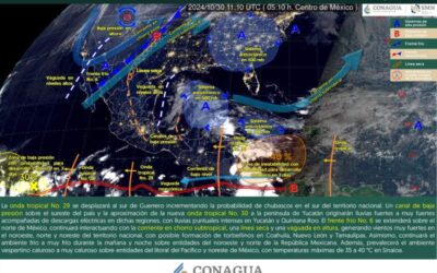 Se pronostican lluvias puntuales intensas en Yucatán y Quintana Roo