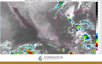 Se pronostican lluvias puntuales muy fuertes en Guerrero, Oaxaca, Chiapas y Veracruz