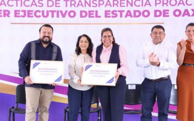 Secretaría de Honestidad obtiene reconocimientos por prácticas de transparencia proactiva