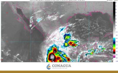 Temporal de lluvias intensas a torrenciales en el oriente, sur y sureste del territorio nacional