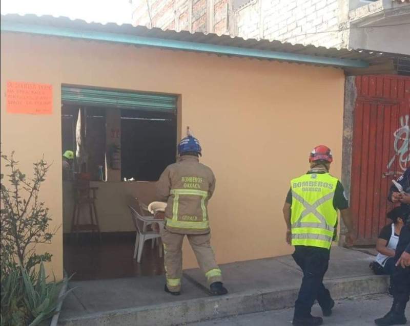 Explota un tanque de gas en comedor de Oaxaca