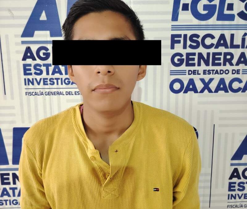 Fiscalía de Oaxaca detiene a una persona del sexo masculino por el delito de feminicidio cometido en la Cuenca del Papaloapan