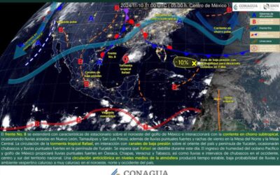 Frente frío número 8 mantendrá ligeros refrescamientos en zonas altas de Oaxaca