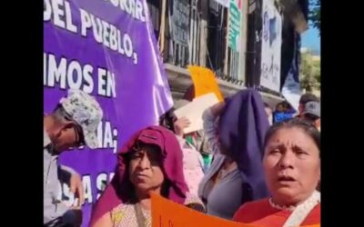 Habitantes de Guichicovi protestan en los Juzgados