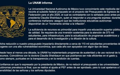 La SHCP reacciona a favor de la UNAM y IPN