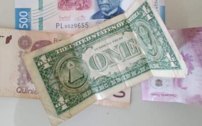 No baja de los 20 pesos el valor del dólar americano