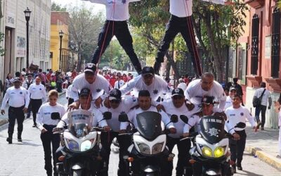 Participa Policía Vial Estatal en Desfile Cívico por el 114 Aniversario de la Revolución Mexicana