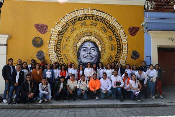 Recorre las calles Magistrada Presidenta del Poder Judicial de Oaxaca instalando sedes naranja