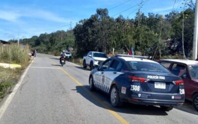 Retiran bloqueo habitantes de Santo Tomas Tamazulpam en carretera a la costa