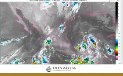 Se pronostican lluvias intensas en Chiapas y fuertes en Oaxaca, Campeche, Yucatán y Quintana Roo