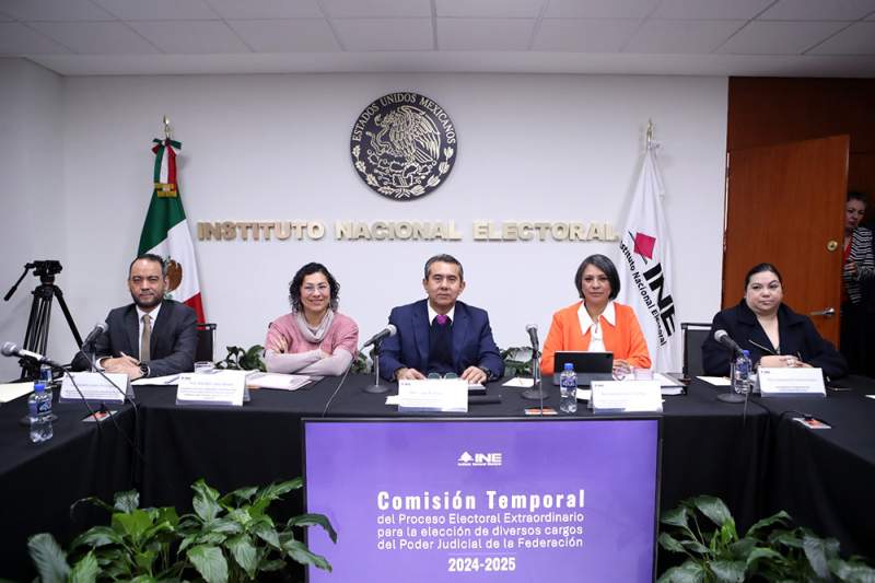 Se instala Comisión Temporal del Proceso Electoral Extraordinario del Poder Judicial de la Federación 2024-2025