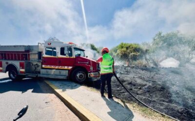 Atiende Protección Civil de Xoxocotlán 60 incendios reportados en tres semanas