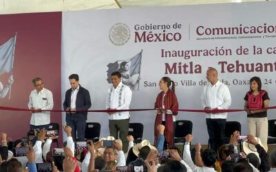 Autopista Mitla Tehuantepec es inaugurada por la Presidenta Claudia Sheinbaum y el Gobernador Salomón Jara
