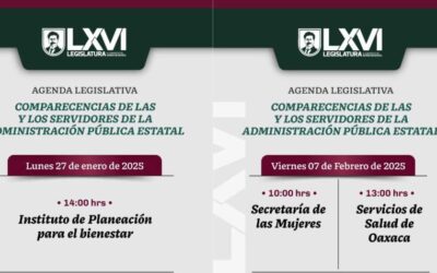 Reprograma JUCOPO comparecencias de funcionarios del Gabinete