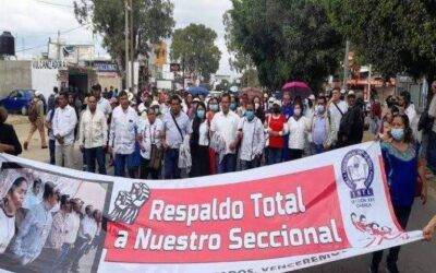 Sección 22 anuncia marcha para este martes en la capital