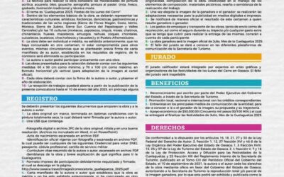 Sigue abierto el registro de la imagen oficial de la Guelaguetza 2025, quedan 8 días