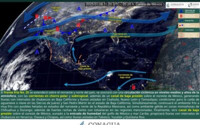 Temperaturas aumentarán en gran parte del estado