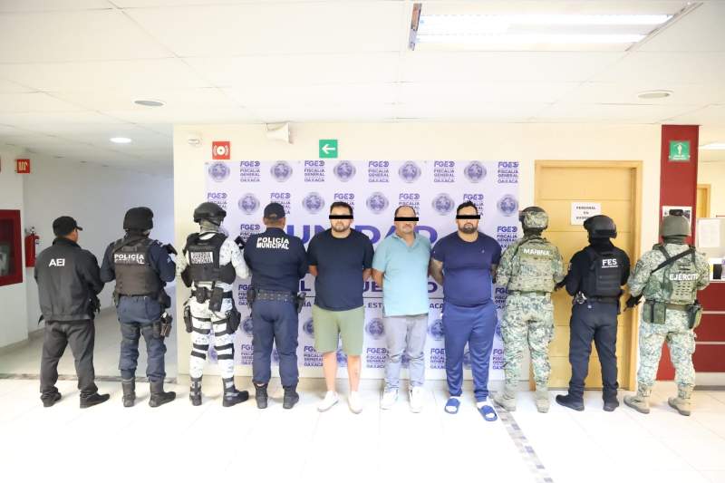 Fiscalía de Oaxaca obtiene vinculación a proceso y prisión preventiva contra detenidos por asalto cometido en la colonia reforma de la capital