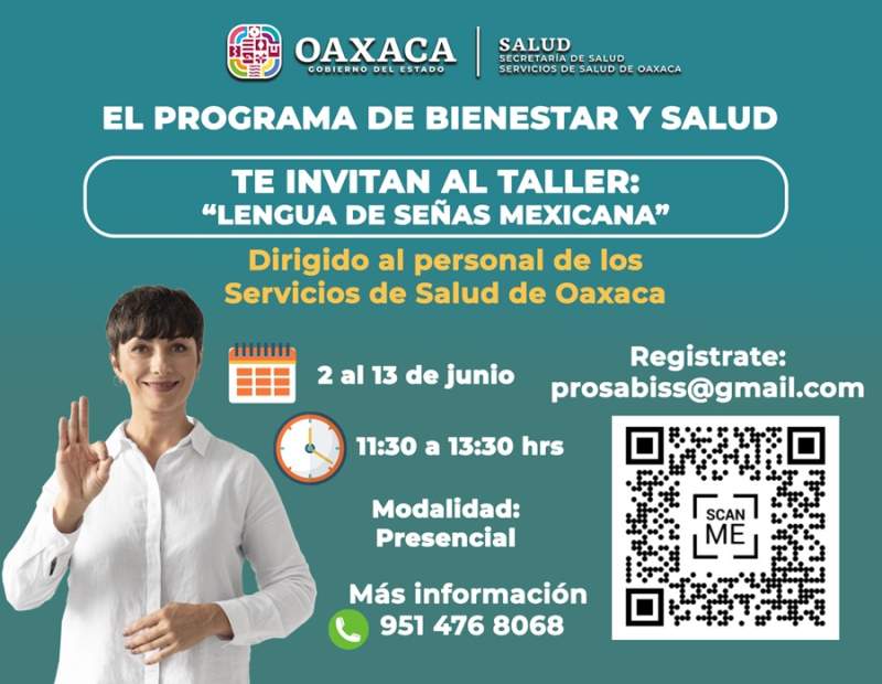 Impulsan inclusión, invitan a personal de SSO al taller de LSM