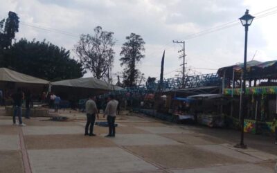 Reporta Protección Civil caída de castillo pirotécnico en San Felipe del Agua