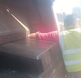Trabajador del sindicato 3 de marzo fue prensado por camión recolector